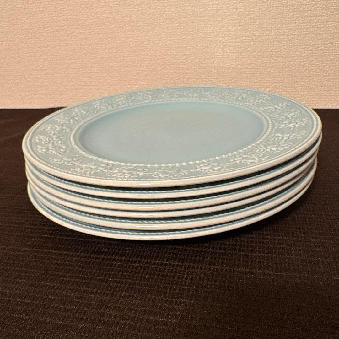 ウェッジウッド　フェスティビティー　ブルー　ディナープレート　27cm