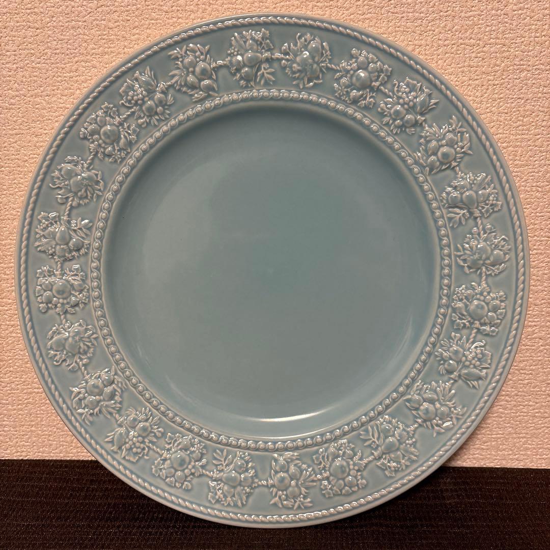 ウェッジウッド　フェスティビティー　ブルー　ディナープレート　27cm