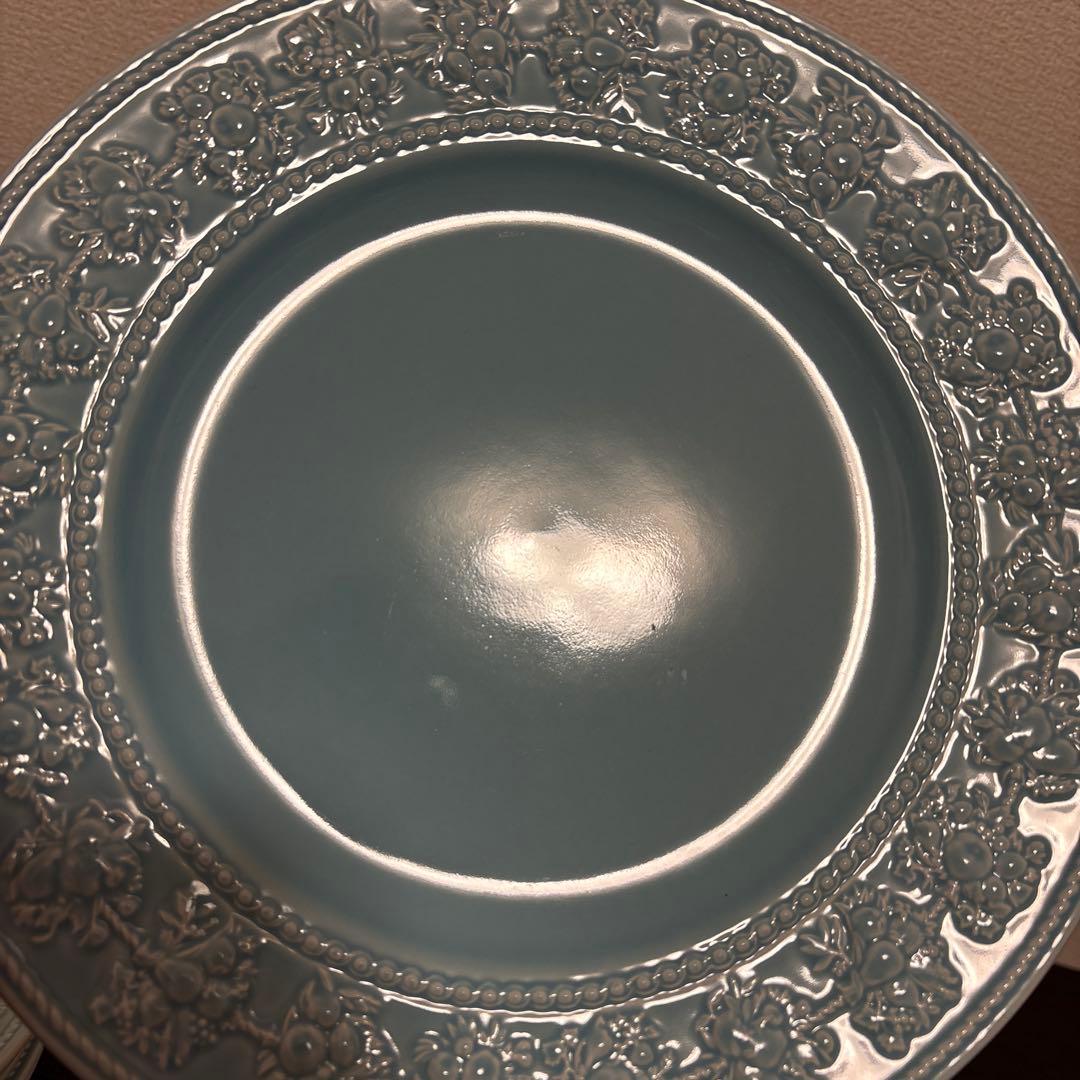 ウェッジウッド　フェスティビティー　ブルー　ディナープレート　27cm