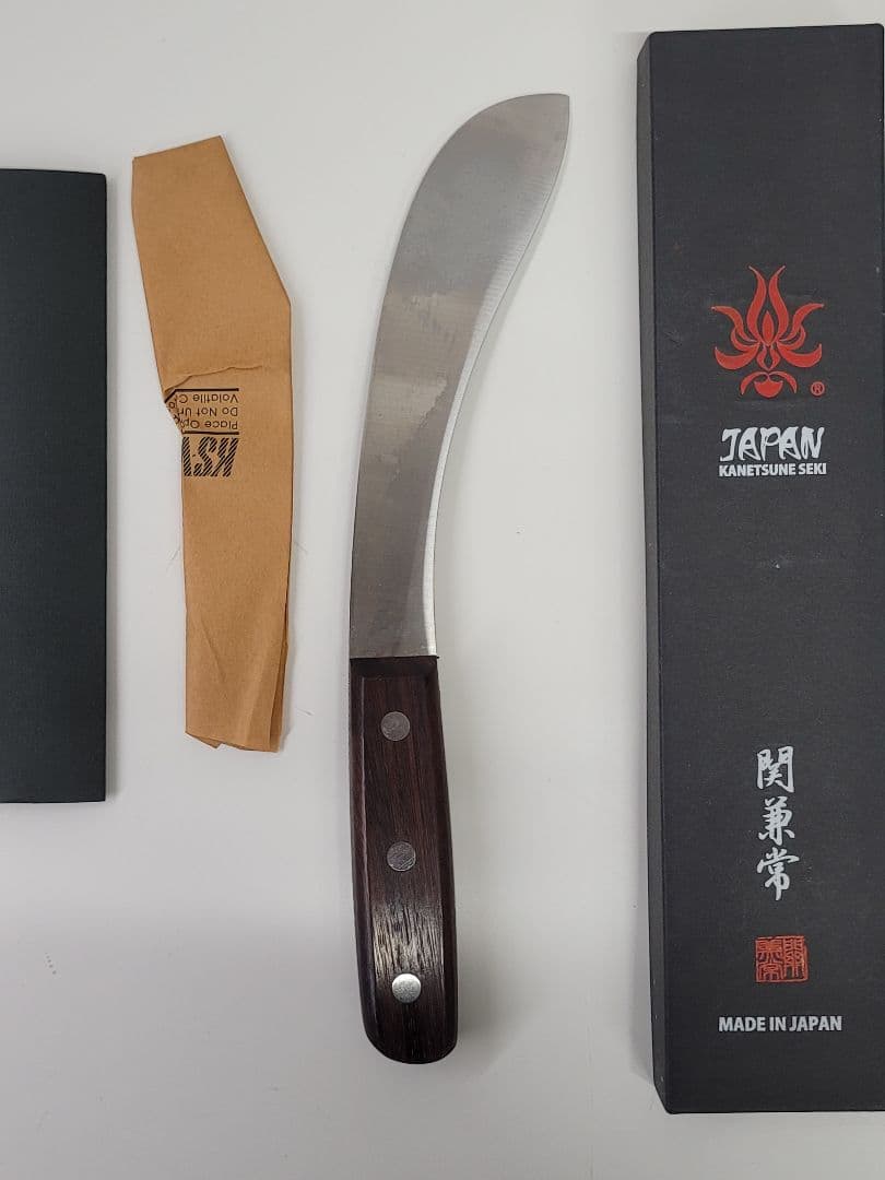 関兼常作 ローズ柄 皮剥ぎ 170mm KC-334 日本製