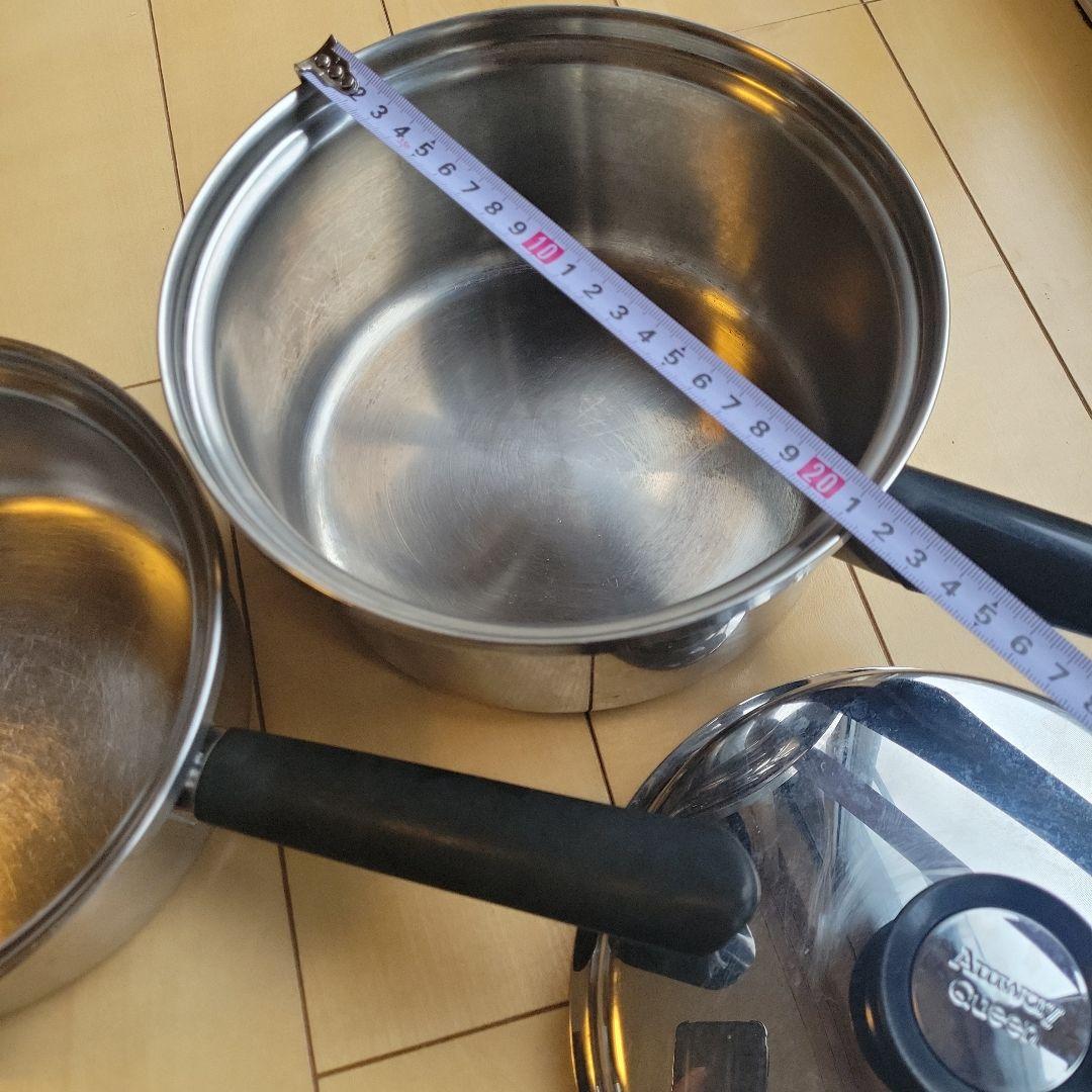 アムウェイ　クィーン　片手鍋2個セット