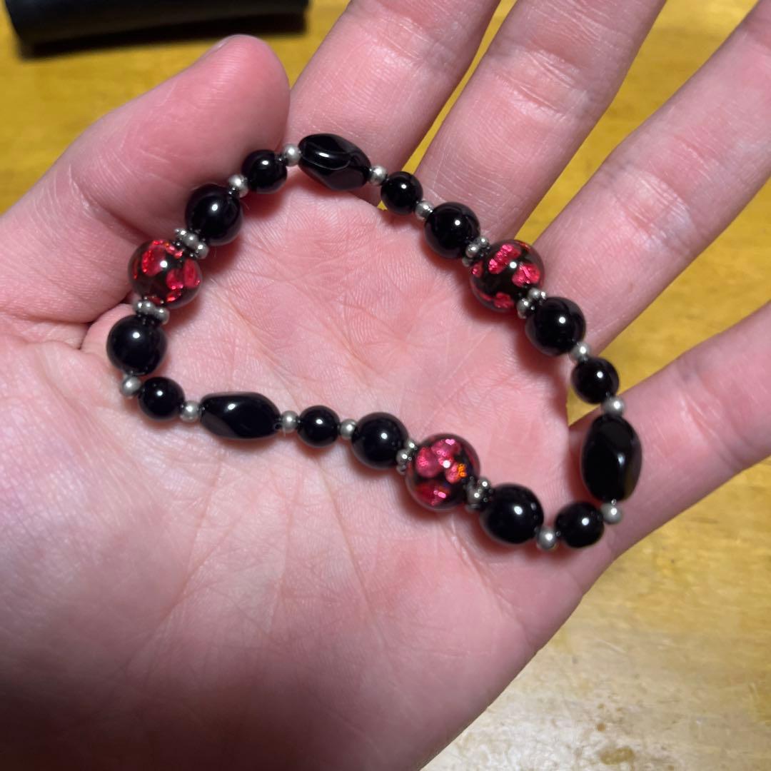 ガラス細工　ブレスレット