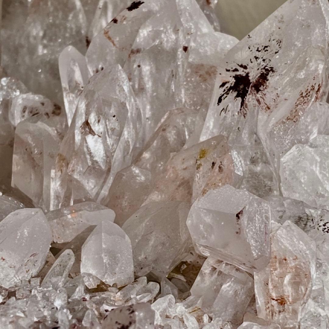 Bigサイズ✴︎1kg 両面結晶✴︎ヒマラヤクォーツ✴︎ピンクマニカラン クラスター