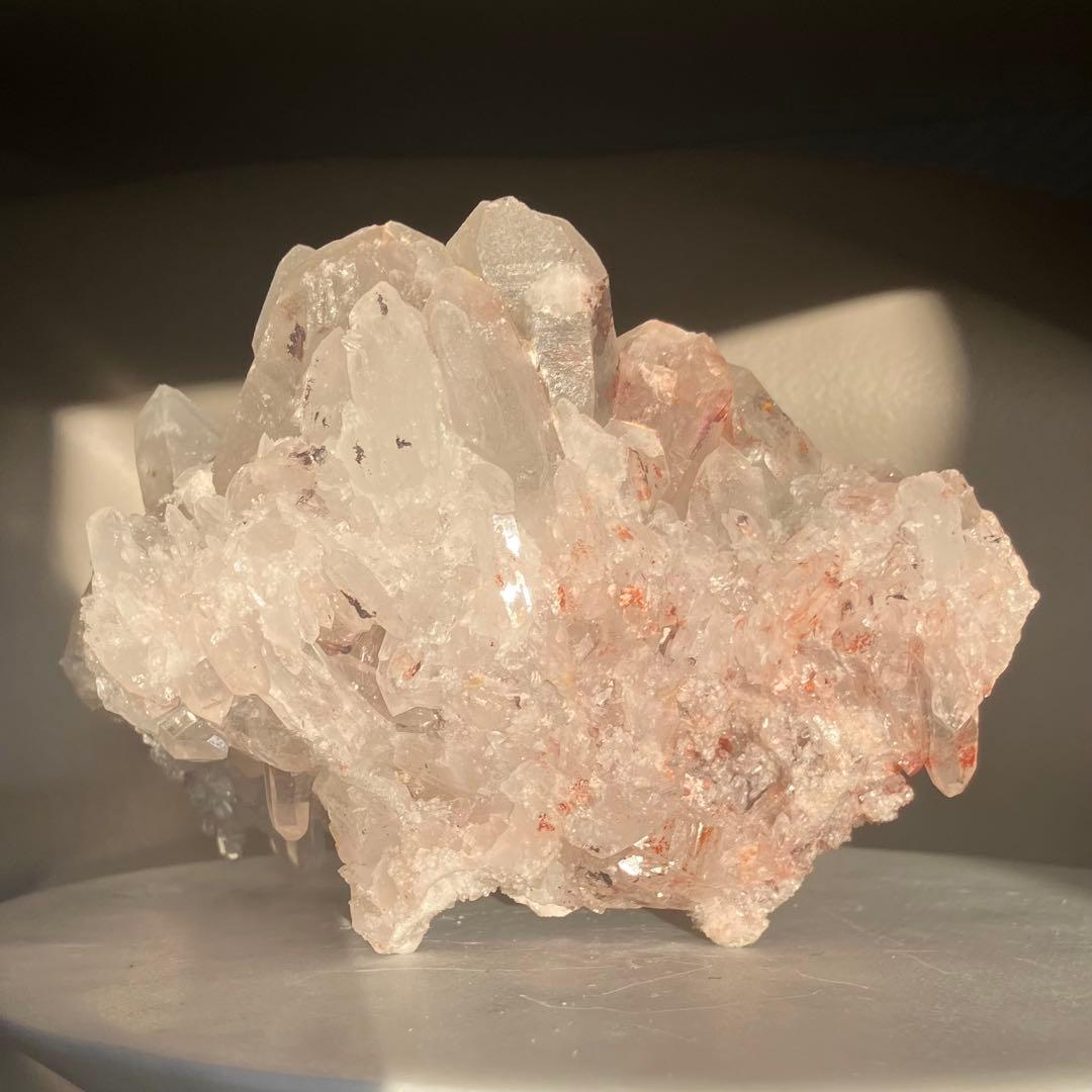 Bigサイズ✴︎1kg 両面結晶✴︎ヒマラヤクォーツ✴︎ピンクマニカラン クラスター