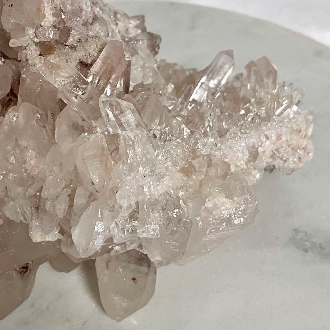 Bigサイズ✴︎1kg 両面結晶✴︎ヒマラヤクォーツ✴︎ピンクマニカラン クラスター