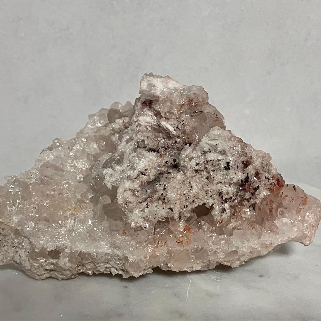 Bigサイズ✴︎1kg 両面結晶✴︎ヒマラヤクォーツ✴︎ピンクマニカラン クラスター