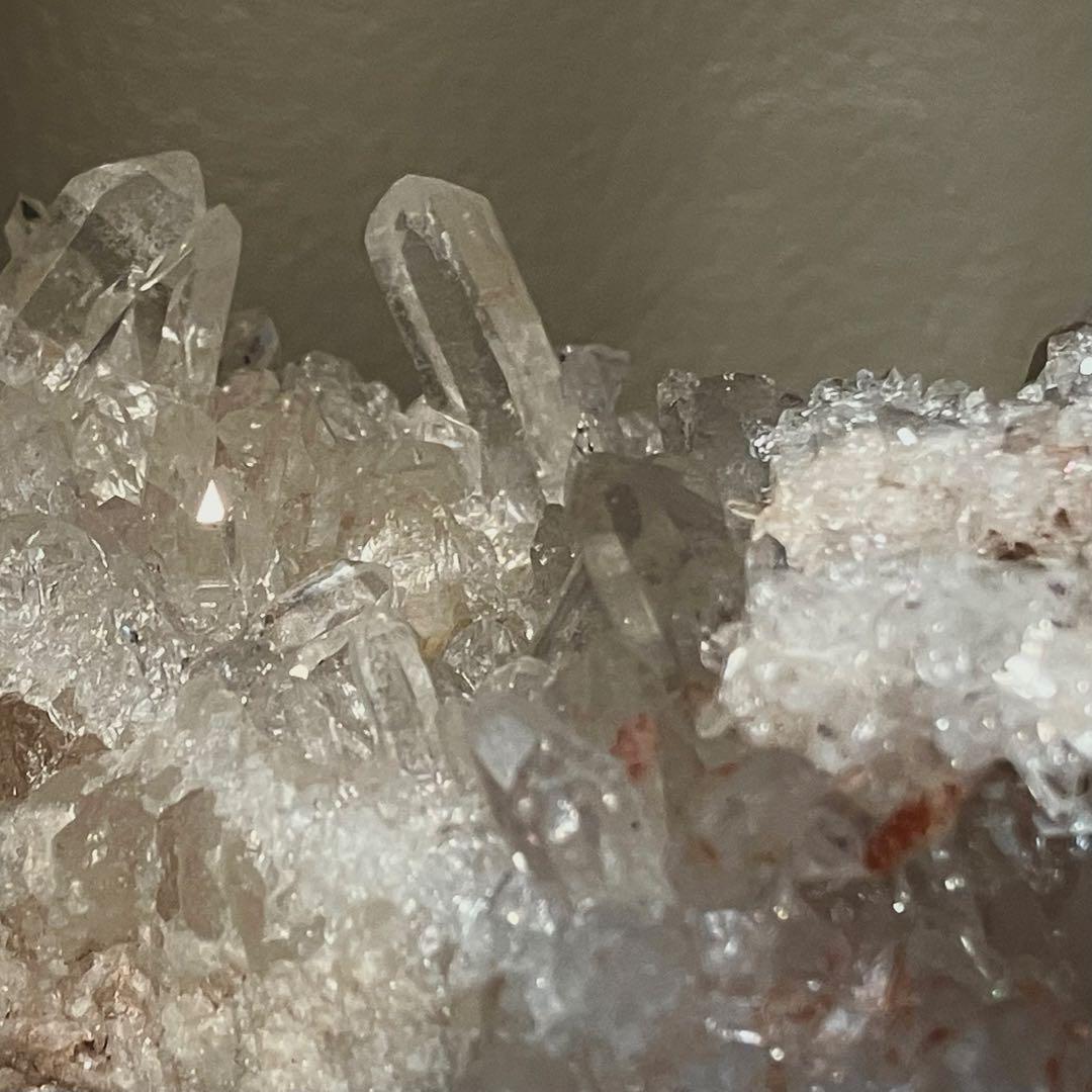 Bigサイズ✴︎1kg 両面結晶✴︎ヒマラヤクォーツ✴︎ピンクマニカラン クラスター