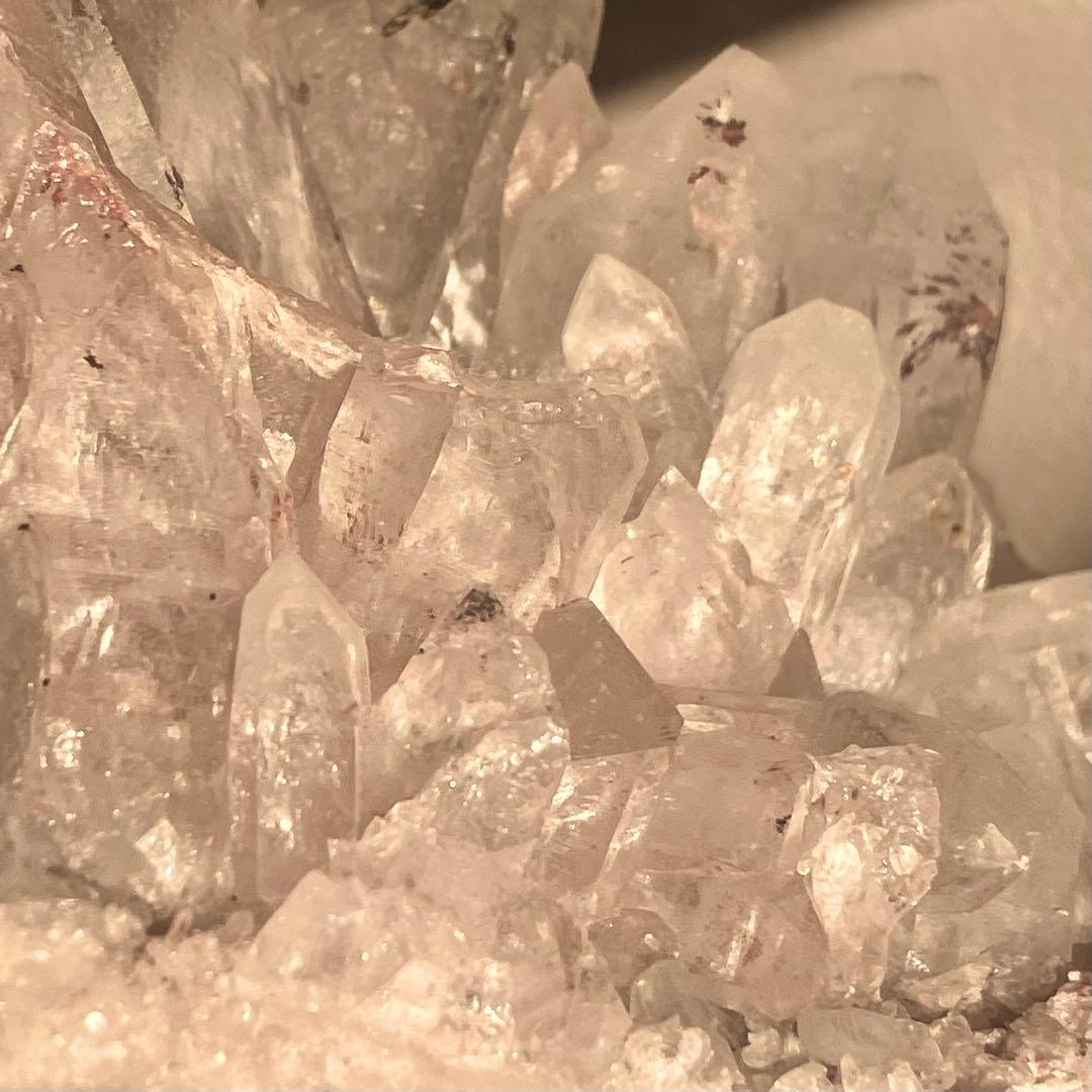 Bigサイズ✴︎1kg 両面結晶✴︎ヒマラヤクォーツ✴︎ピンクマニカラン クラスター