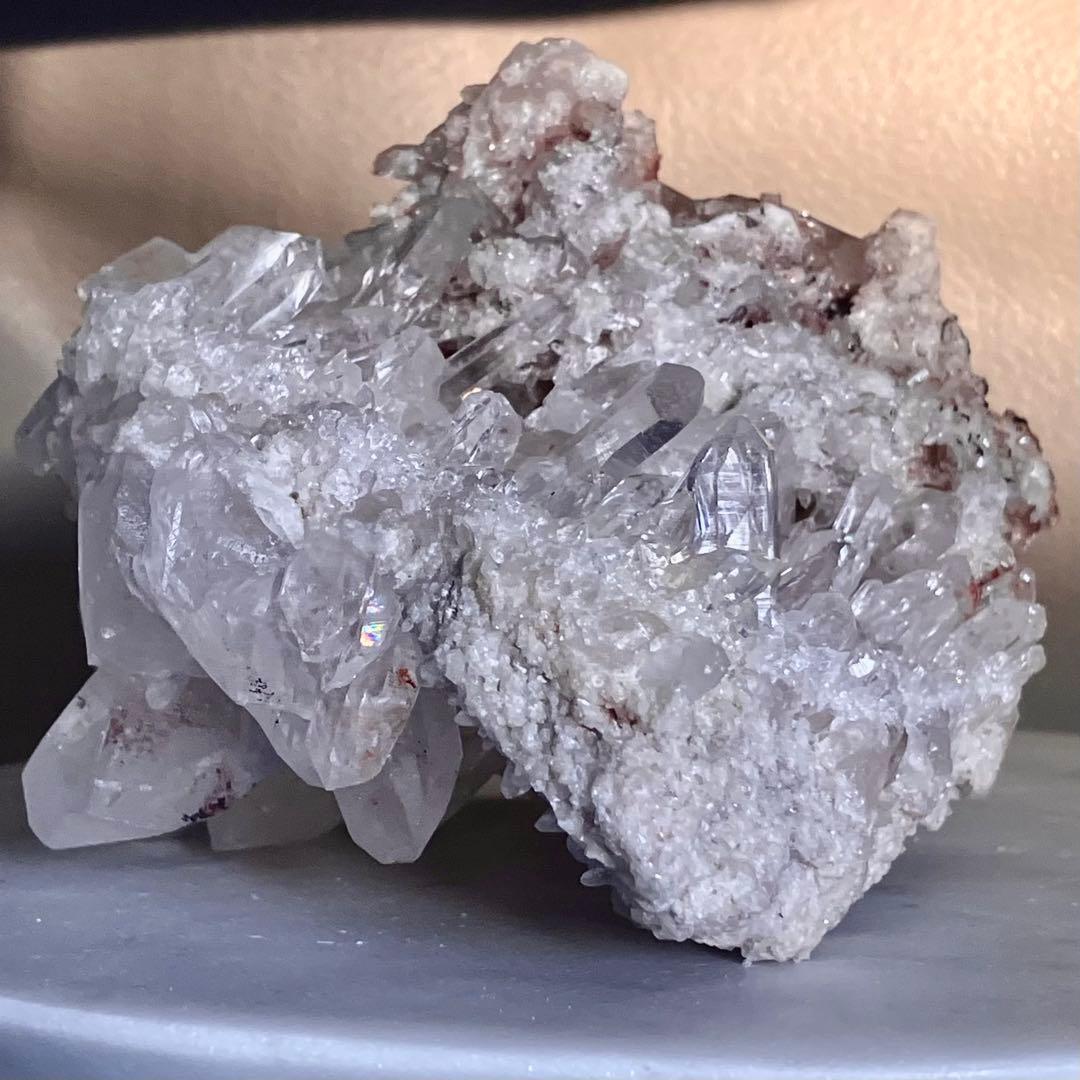 Bigサイズ✴︎1kg 両面結晶✴︎ヒマラヤクォーツ✴︎ピンクマニカラン クラスター