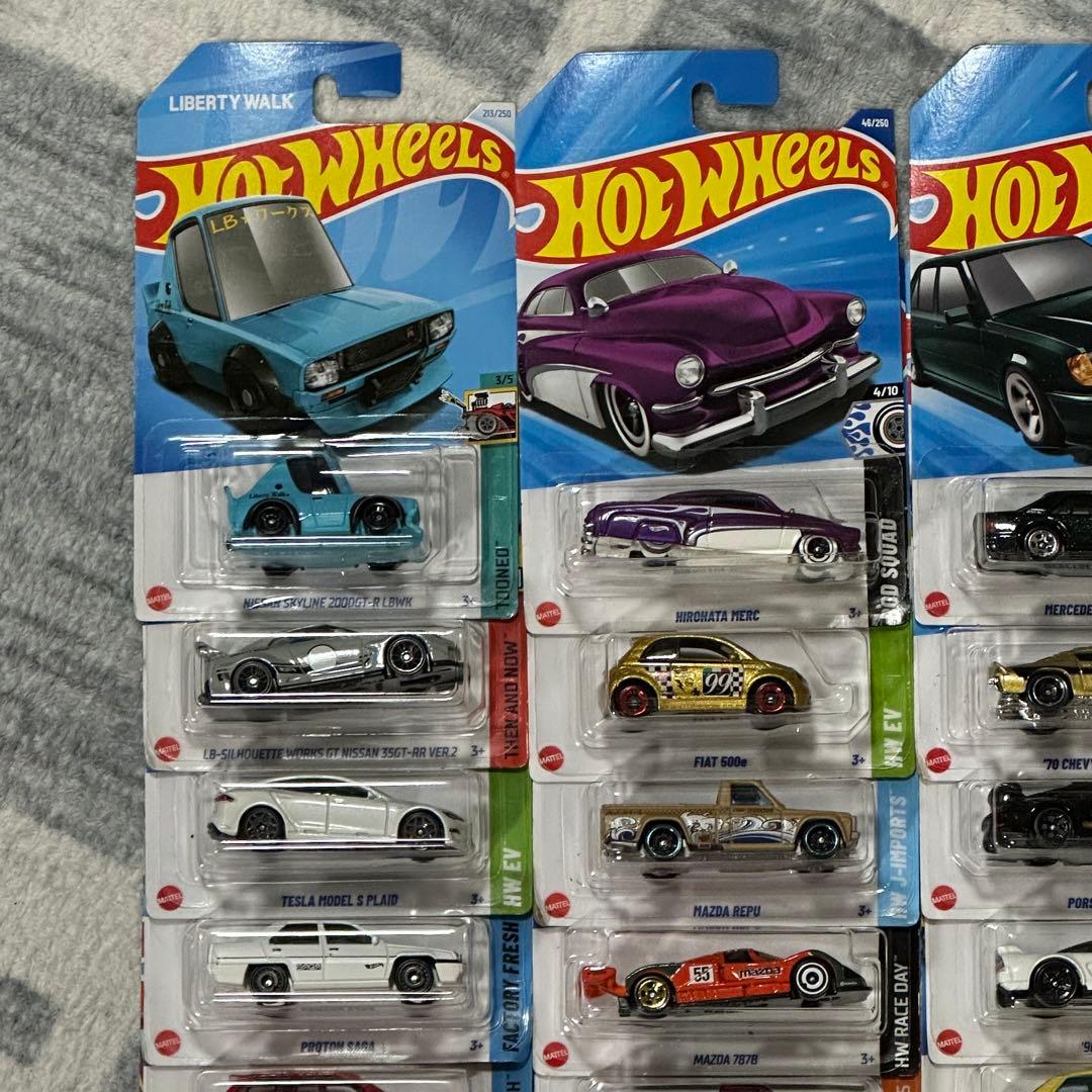 ホットウィール ベーシック 36台セット⑩ ヒロハタ マーク GT-R等