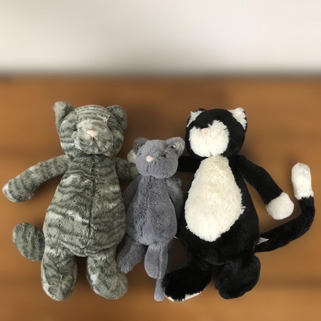  London 猫 ・ねこのぬいぐるみ　3体セット 廃盤 レア