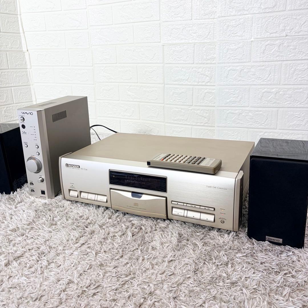 美品 パイオニア PD-T04 CDプレーヤー レガートリンク 動作品