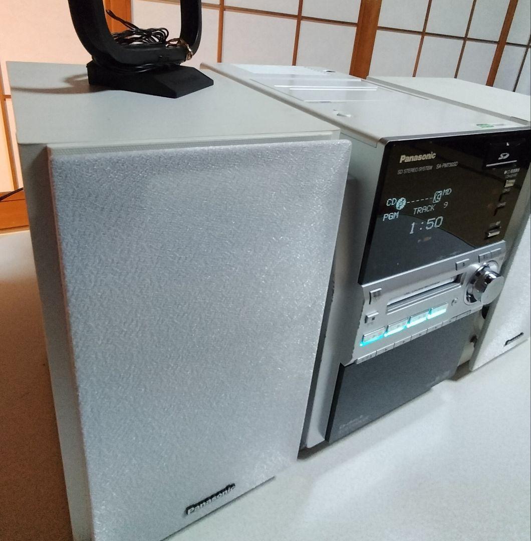 panasonicミニコンポSA-PM730SDリモコン取扱い説明書付き