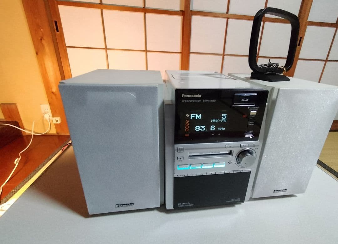 panasonicミニコンポSA-PM730SDリモコン取扱い説明書付き