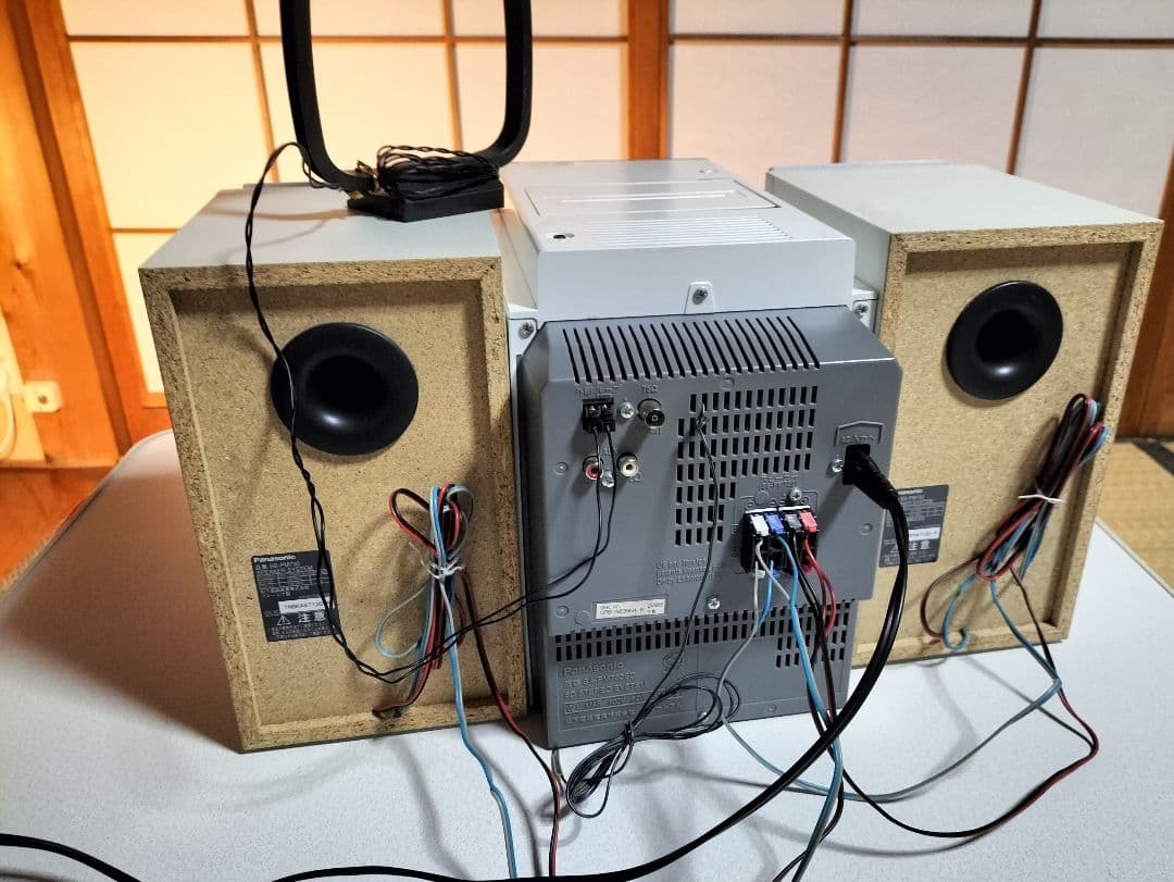 panasonicミニコンポSA-PM730SDリモコン取扱い説明書付き