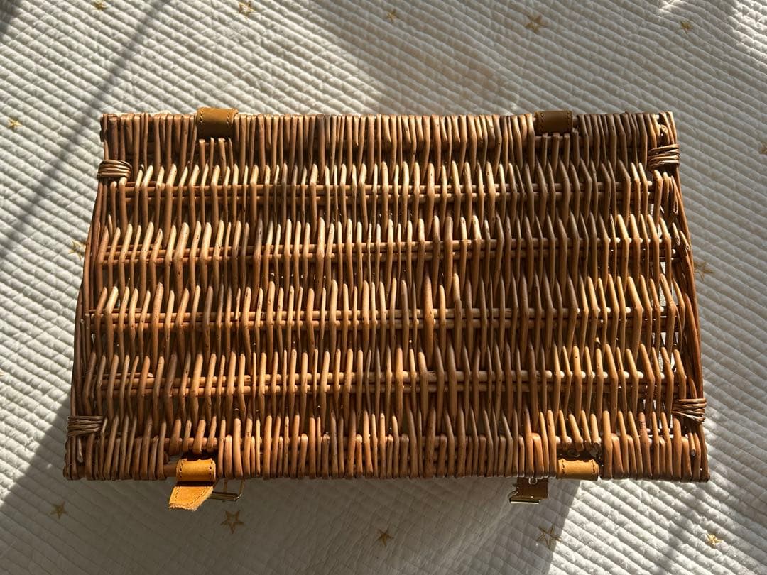 最新　Harrods 蓋付きバスケット