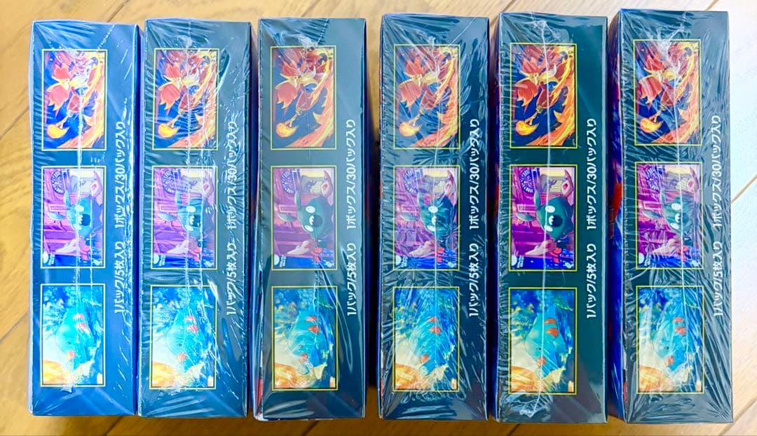 ポケモンカードゲームBOX ニンジャスピナー シュリンク有り 6BOX