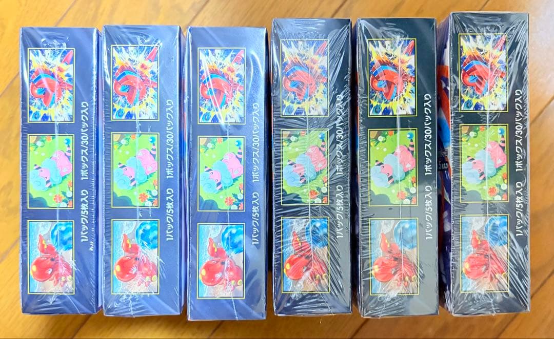 ポケモンカードゲームBOX ニンジャスピナー シュリンク有り 6BOX