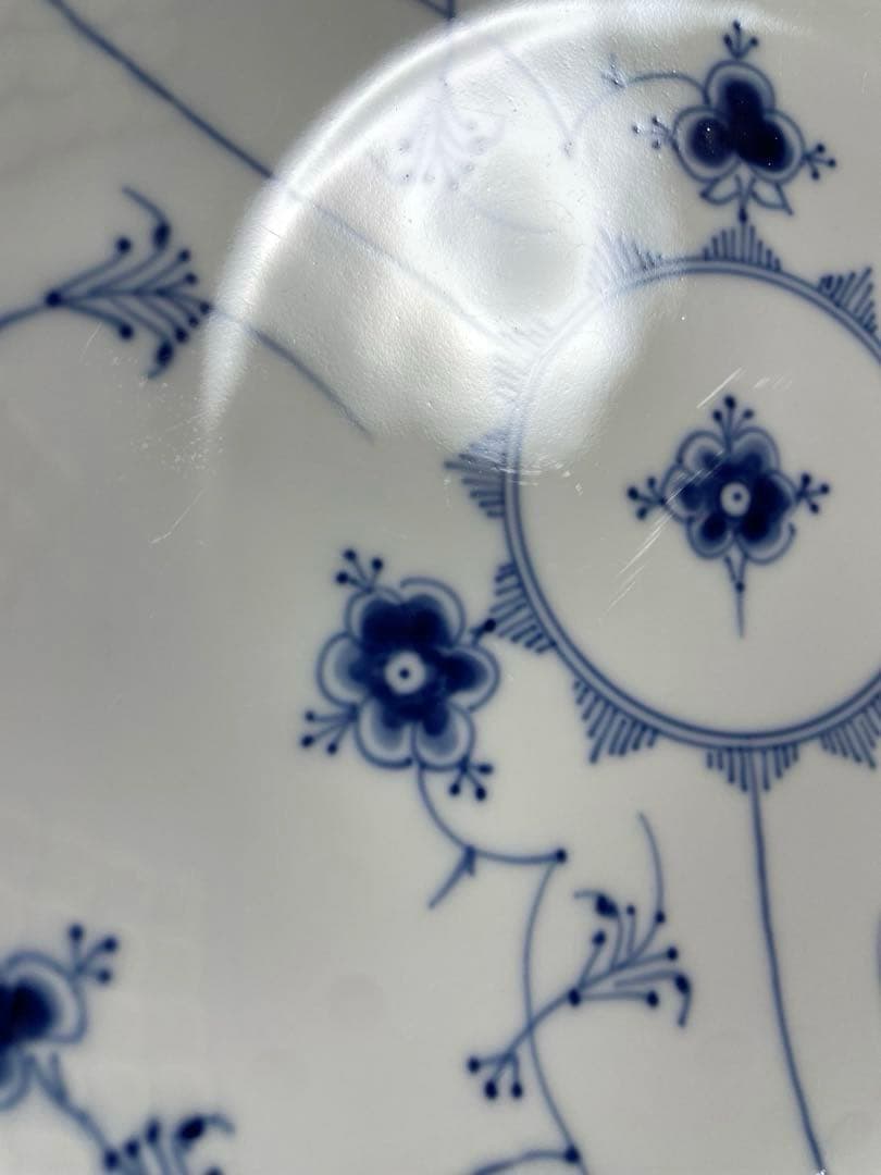 超稀少アンティークダブルネームロイヤルコペンハーゲン×B&G304魚取っ手皿レア