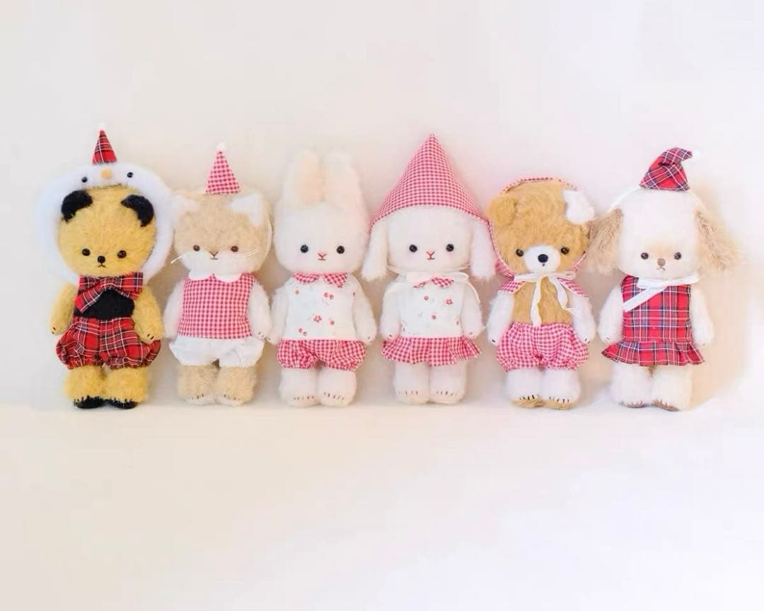 仲良しフレンズ 仔猫 アーティストベア 海外作家 ハンドメイド ぬいぐるみ 置物