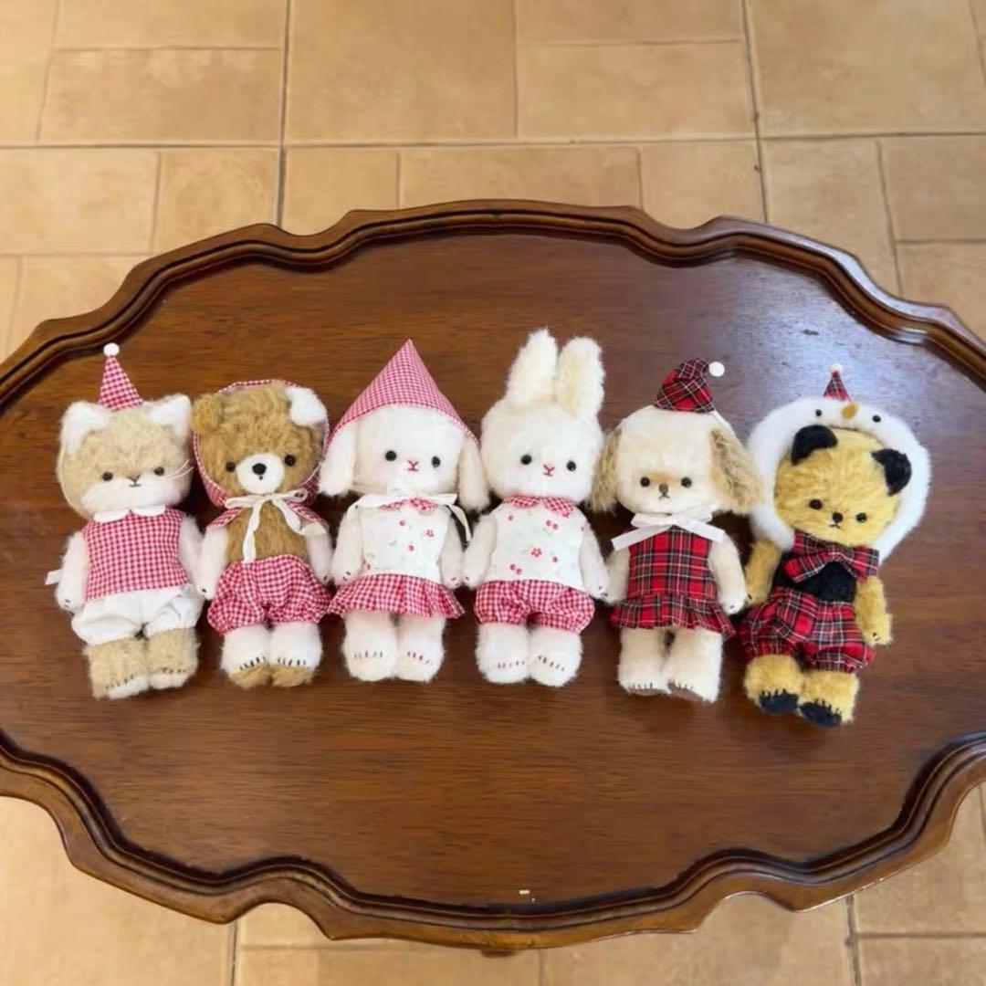 仲良しフレンズ 仔猫 アーティストベア 海外作家 ハンドメイド ぬいぐるみ 置物