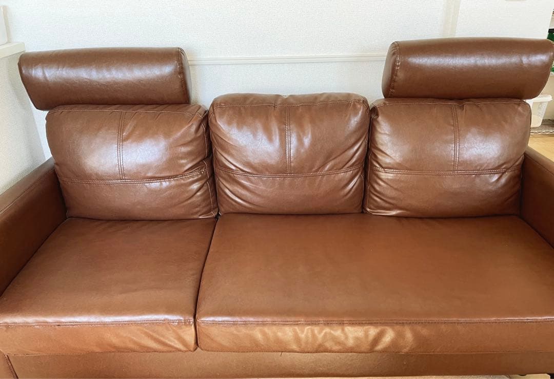 最終値下げ！カウチソファ　3人掛け