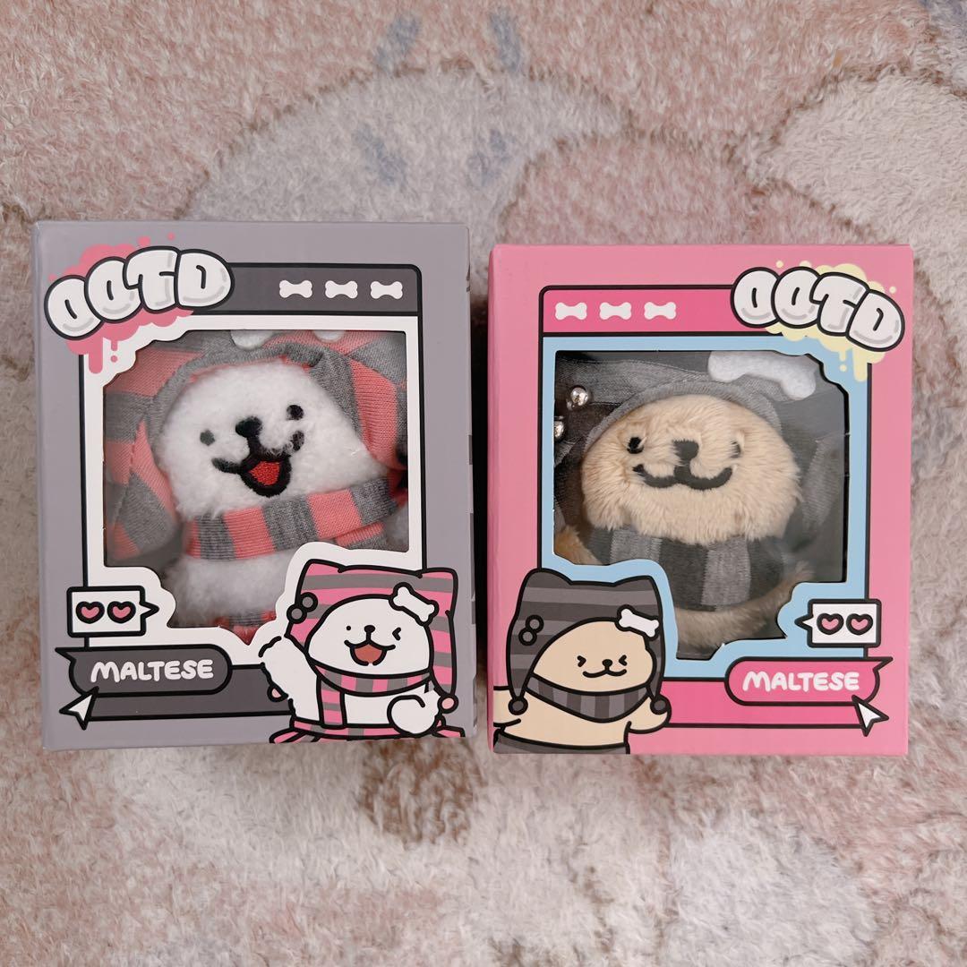 モルチーズ　レトリバー　マスコット　中国限定　キーホルダー　2点セット