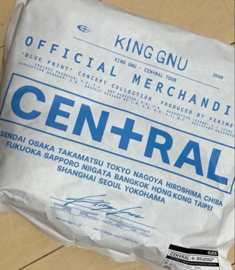 新品未使用　King Gnu CEN+RAL KG KINCHAKU POUCH