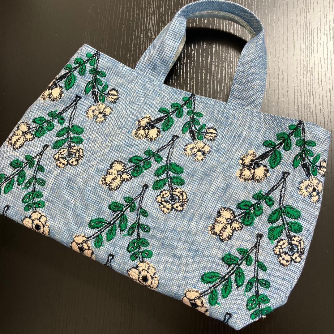 j)ミナペルホネン☆ハンドメイド 片面ずつバッグ(twins)