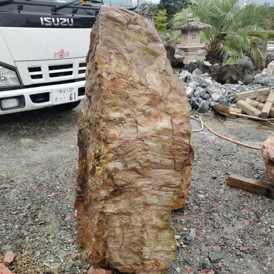 新潟産　桜石　300　庭石　鑑賞石　石　庭　ガーデニング　置物　オブジェ