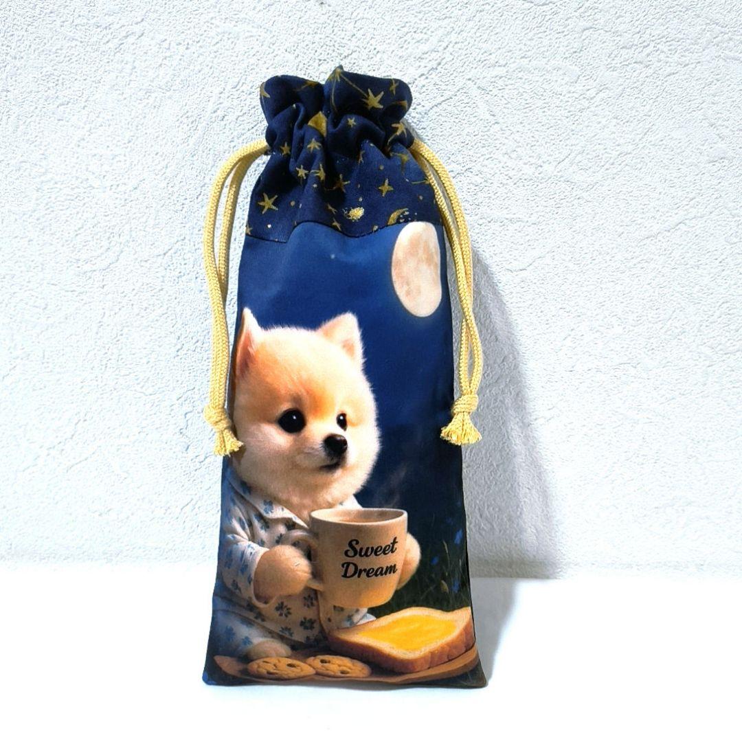 Yourelia様】ハンドメイドオーダー★犬&インコ★ハンカチ&フリル巾着袋6点