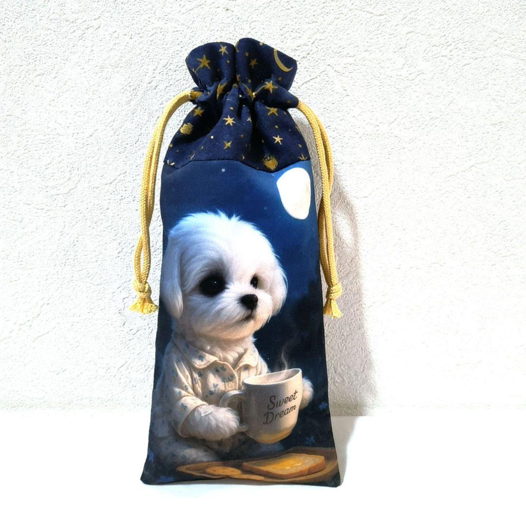 Yourelia様】ハンドメイドオーダー★犬&インコ★ハンカチ&フリル巾着袋6点