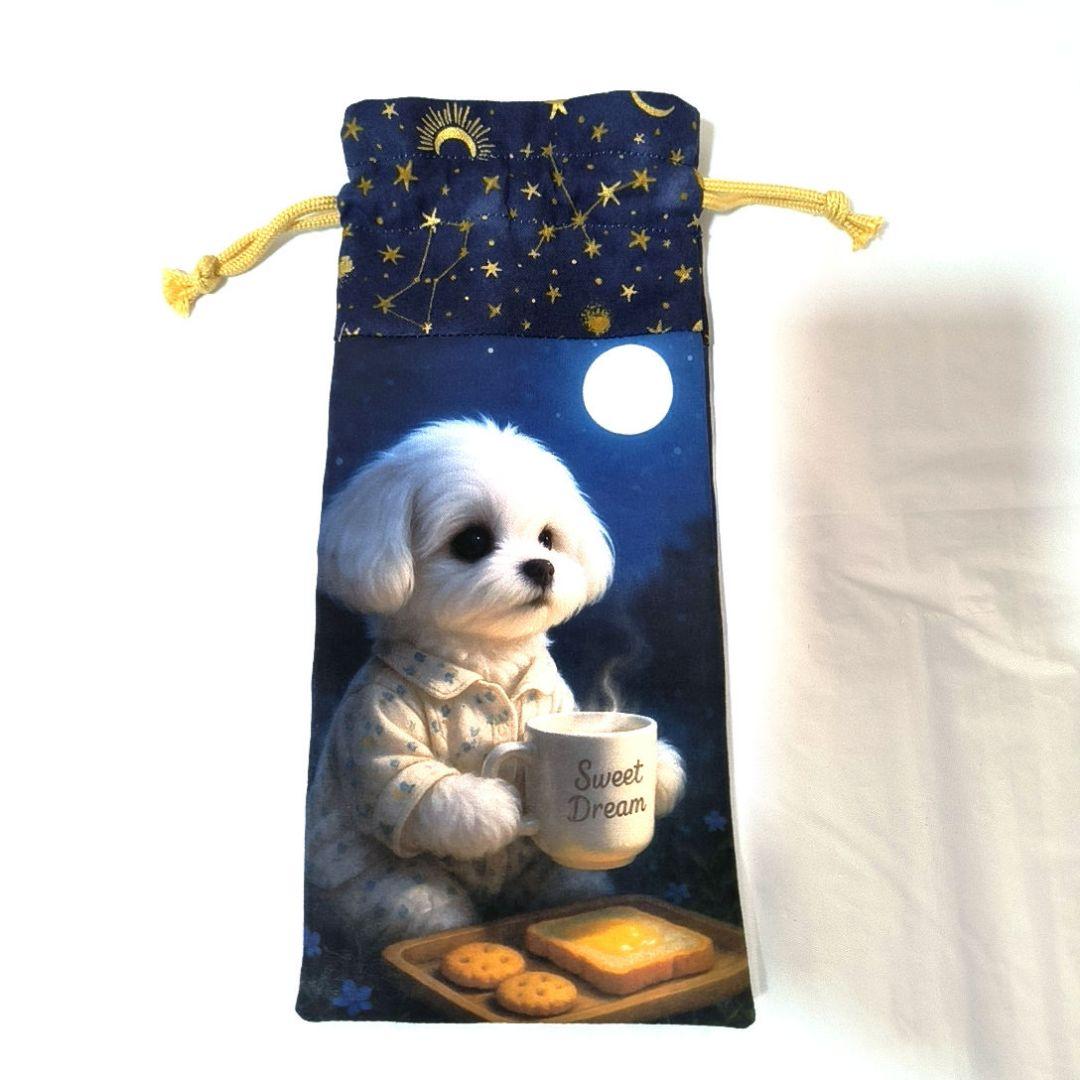 Yourelia様】ハンドメイドオーダー★犬&インコ★ハンカチ&フリル巾着袋6点