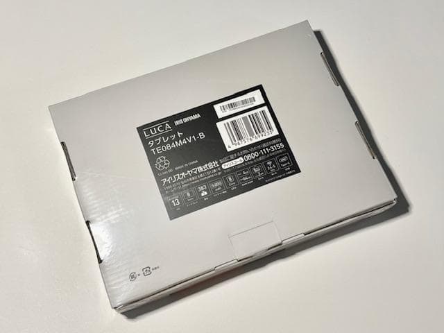 【新品/定価22,800円/TE084M4V1-B】LUCA タブレット 8型