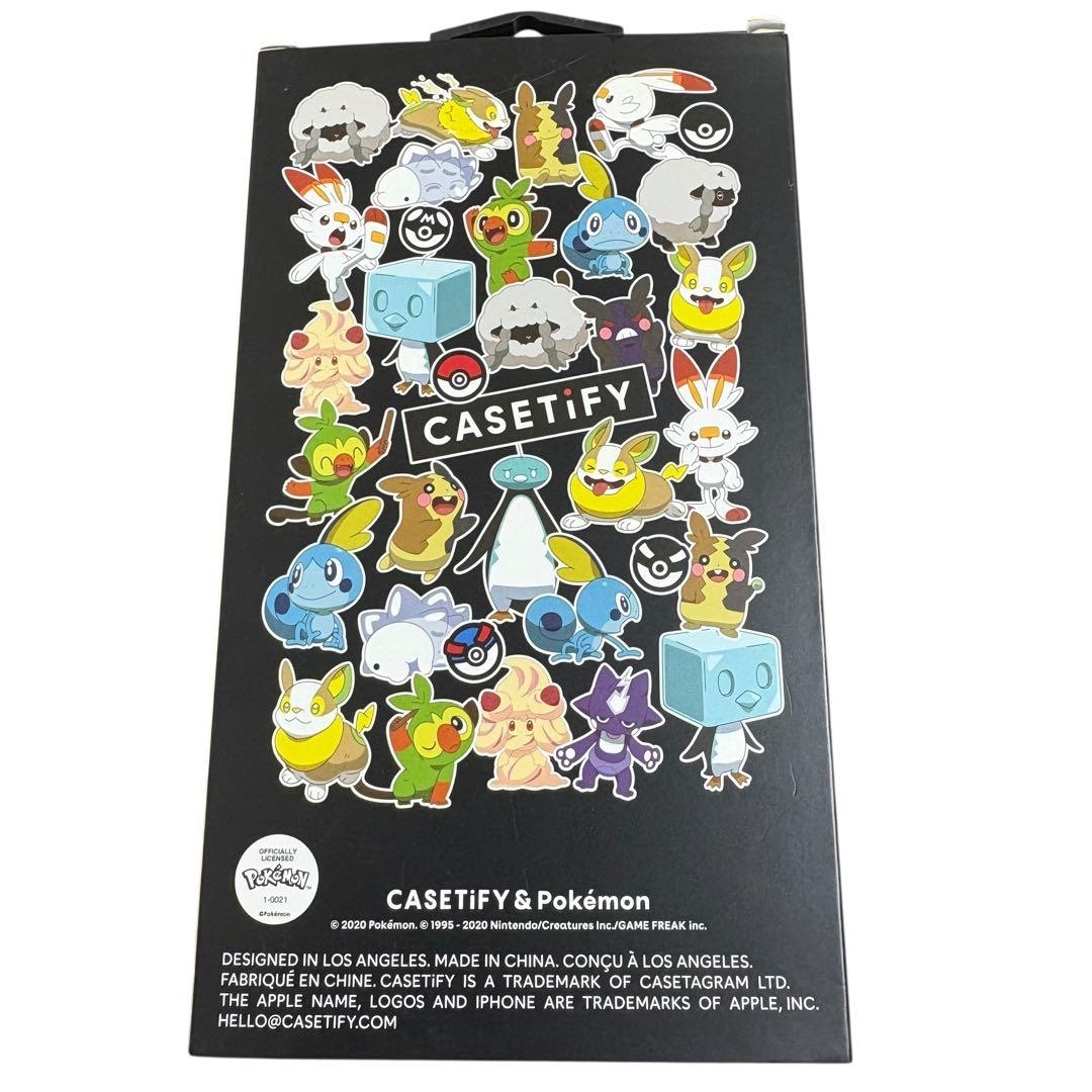 CASETiFY ポケモン iPhoneケース ピカチュウ 総柄 黄色 美品