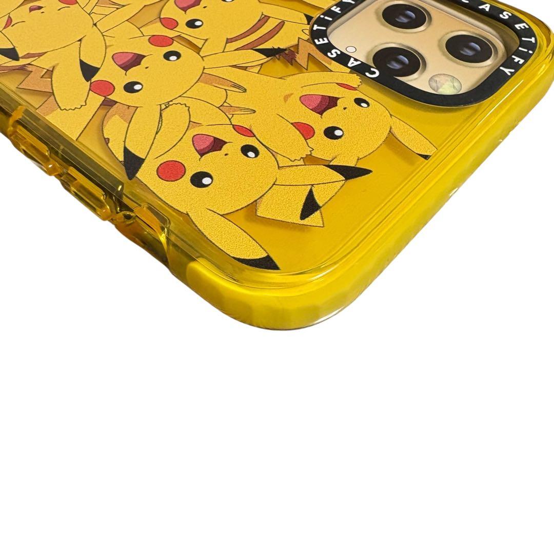 CASETiFY ポケモン iPhoneケース ピカチュウ 総柄 黄色 美品