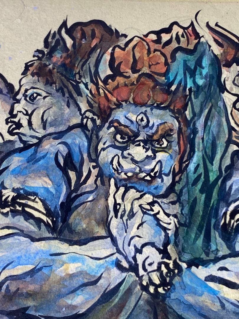 2890❣️近藤　大理　　絵画　　降三世明王