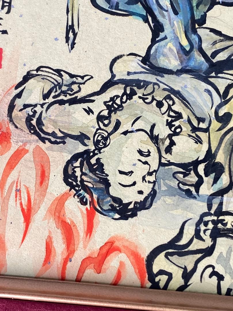 2890❣️近藤　大理　　絵画　　降三世明王