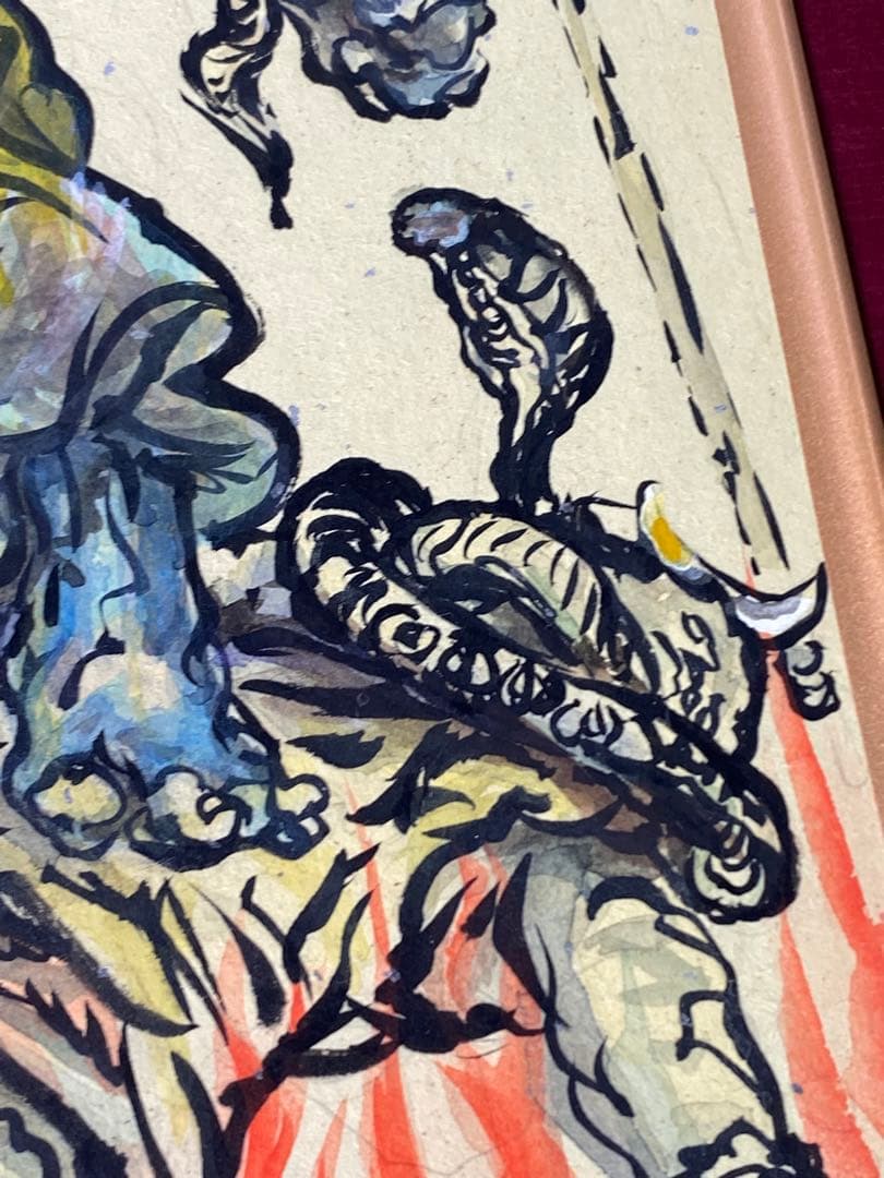 2890❣️近藤　大理　　絵画　　降三世明王