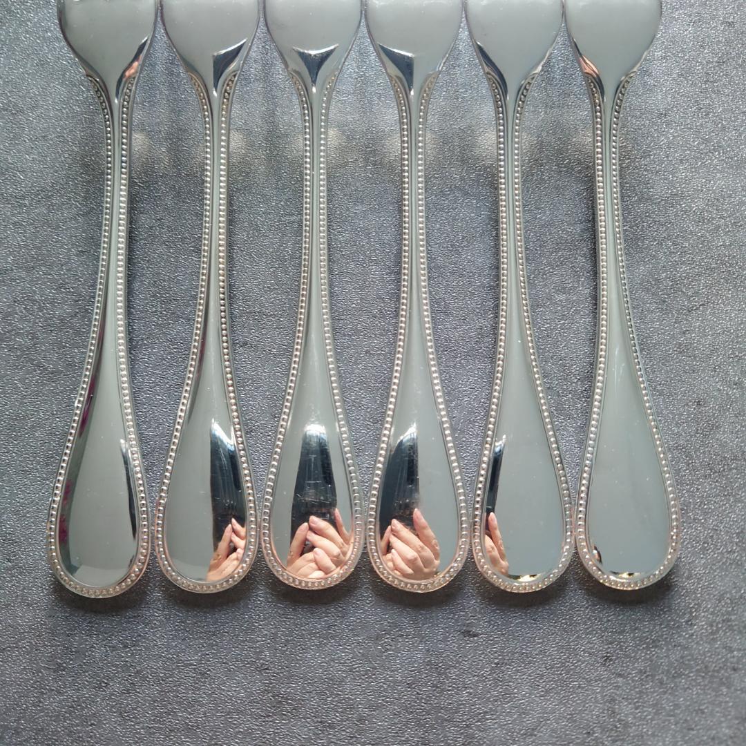 美品 クリストフル パール デザートフォーク 6点