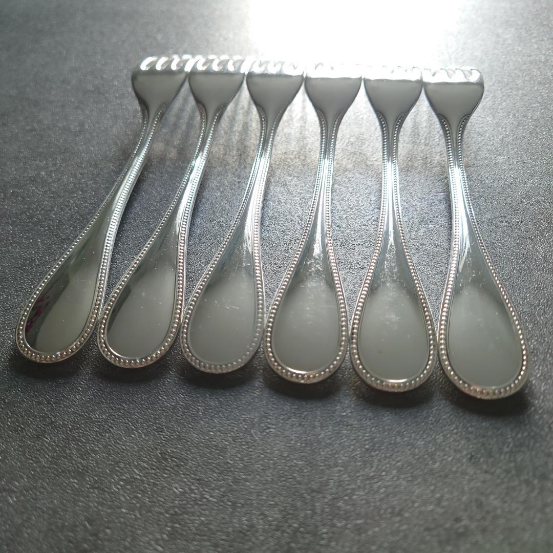 美品 クリストフル パール デザートフォーク 6点