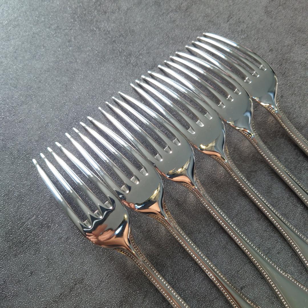 美品 クリストフル パール デザートフォーク 6点