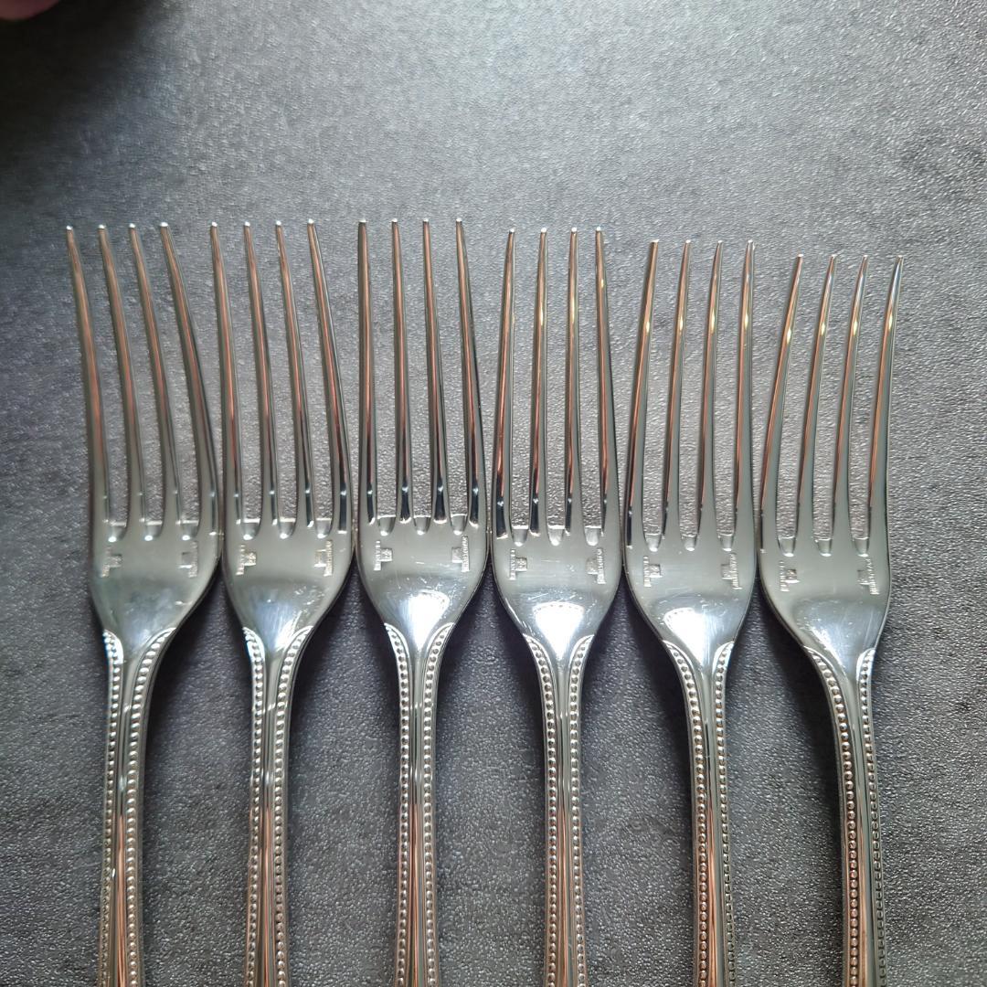 美品 クリストフル パール デザートフォーク 6点