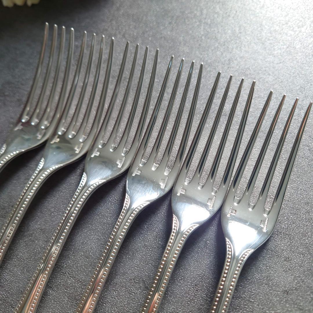 美品 クリストフル パール デザートフォーク 6点