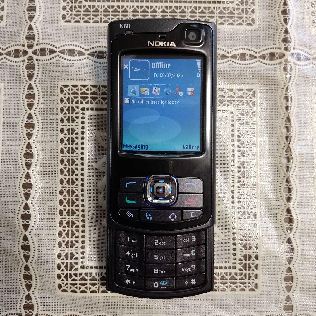 NOKIA 音楽プレーヤー搭載携帯電話『N80』純正バッテリー付 フィンランド製