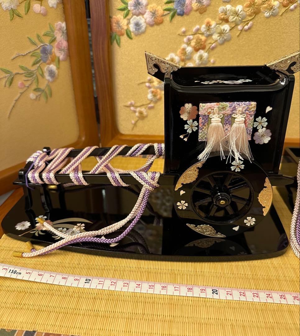 お雛道具揃 木製 35号 しだれ桜 三段飾り