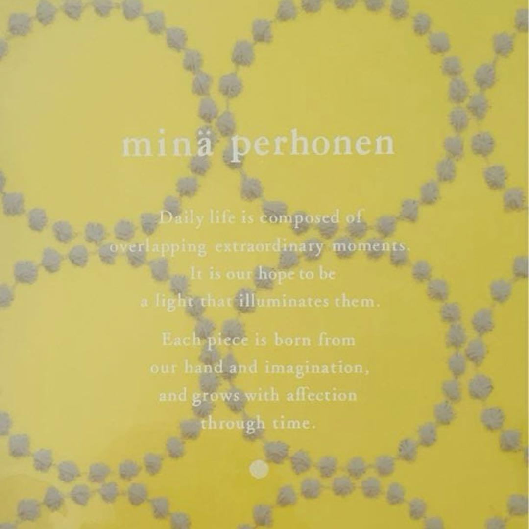 《新品未開封》ミナ ペルホネン タンバリン イエロー トレイ L