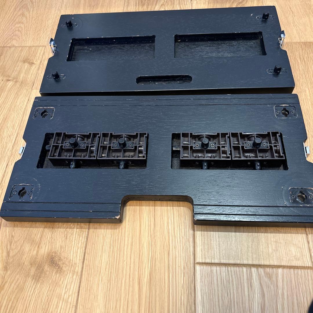 ピアノ補助台　吉澤peacock黒アシストスツール