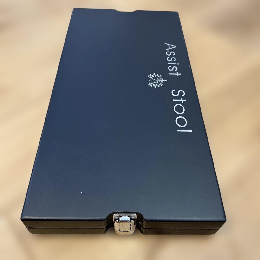 ピアノ補助台　吉澤peacock黒アシストスツール