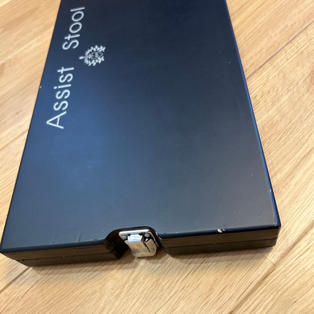 ピアノ補助台　吉澤peacock黒アシストスツール